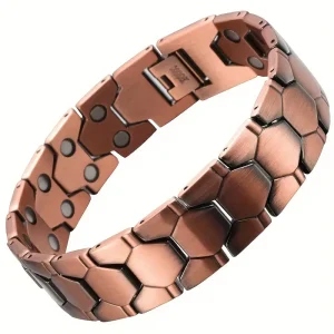 Adjustable Pure Copper Magnetic Bracelet for Men