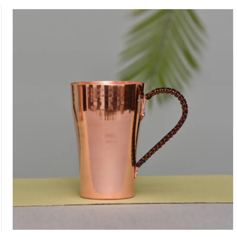 Handmade Copper Water Cup Thick Red Copper Cup Brass Cup Beer Copper Cup Personalized Copper