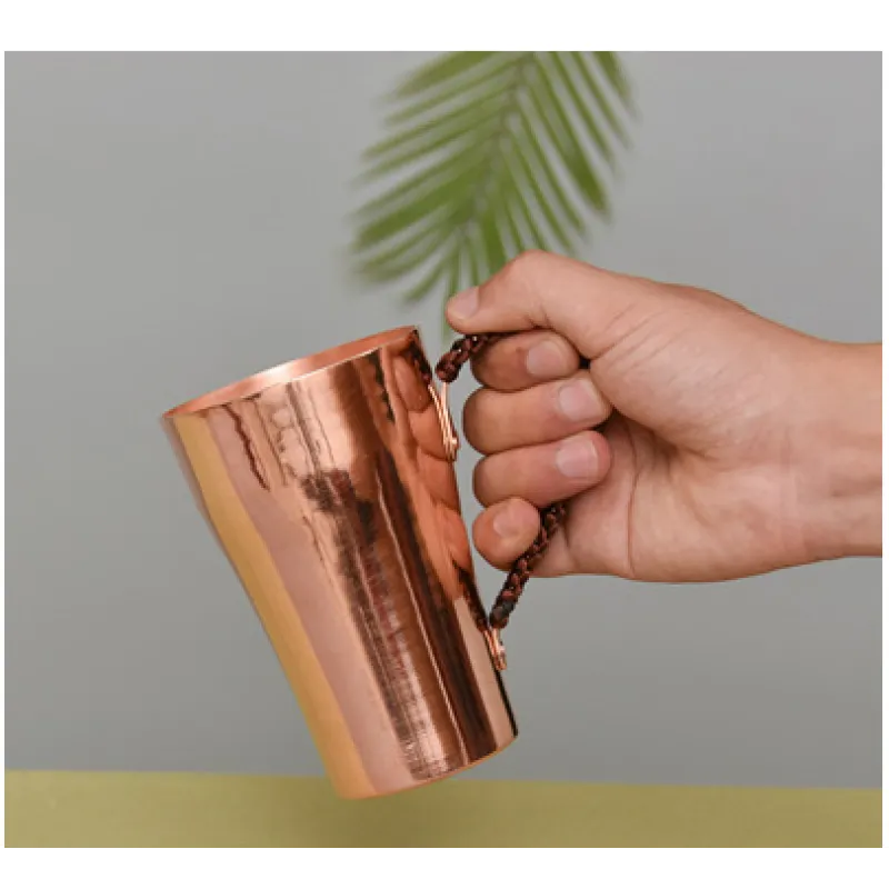 Handmade Copper Water Cup Thick Red Copper Cup Brass Cup Beer Copper Cup Personalized Copper - Image 2