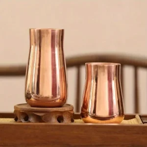 Pure Copper Coffee Cup Purple Copper Small Tea Cup and Beer Mug Moscow Drinkware Tableware