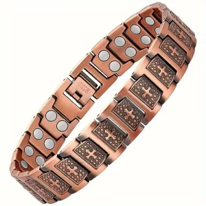 Stylish Men's Copper Magnetic Bracelet