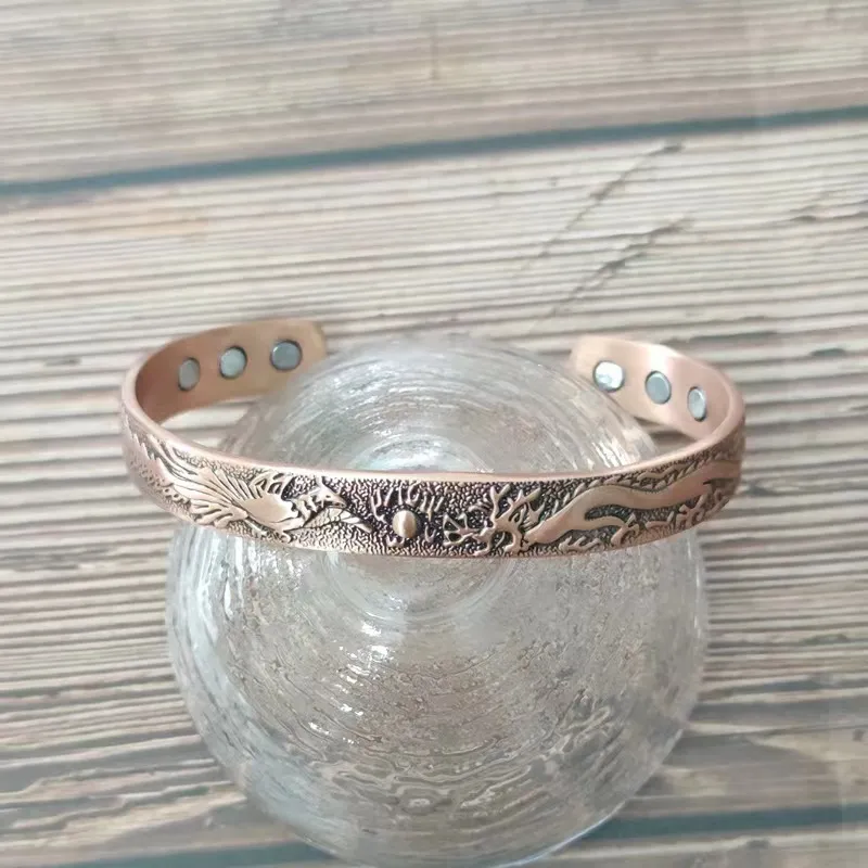 Copper Magnetic Pure Copper Bracelet Magnetic Blood Promotion - Image 3
