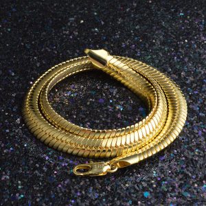 Men's electroplated copper necklace