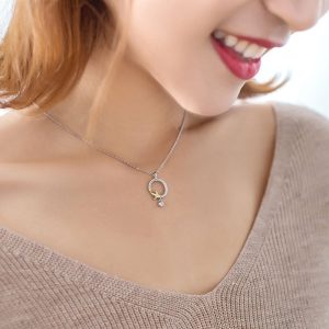 New Fashion Couple Copper Necklace