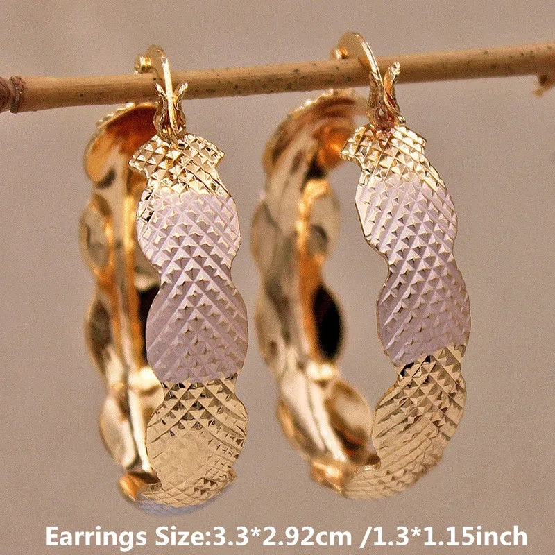 Copper Material Graceful Personality Simple Earrings - Image 3