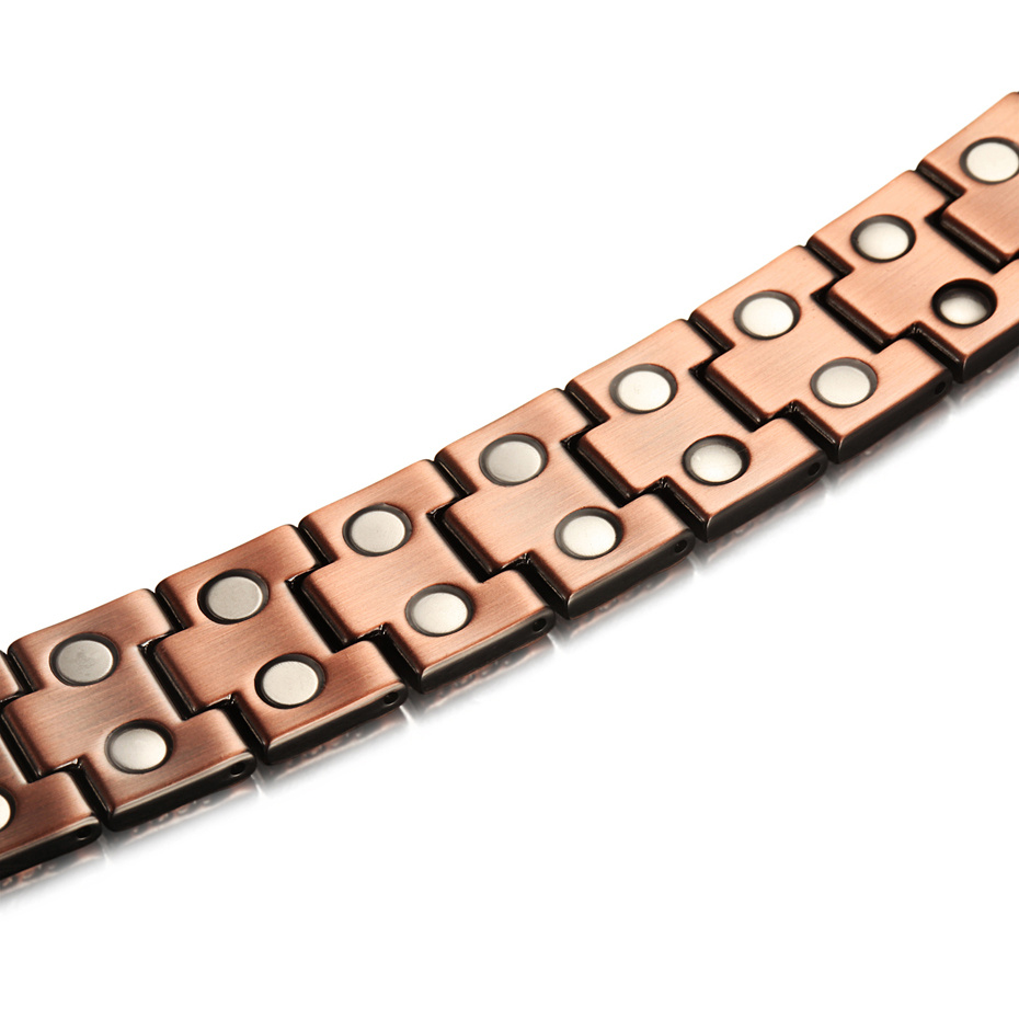 Dragon double row magnet copper bracelet - Image 2