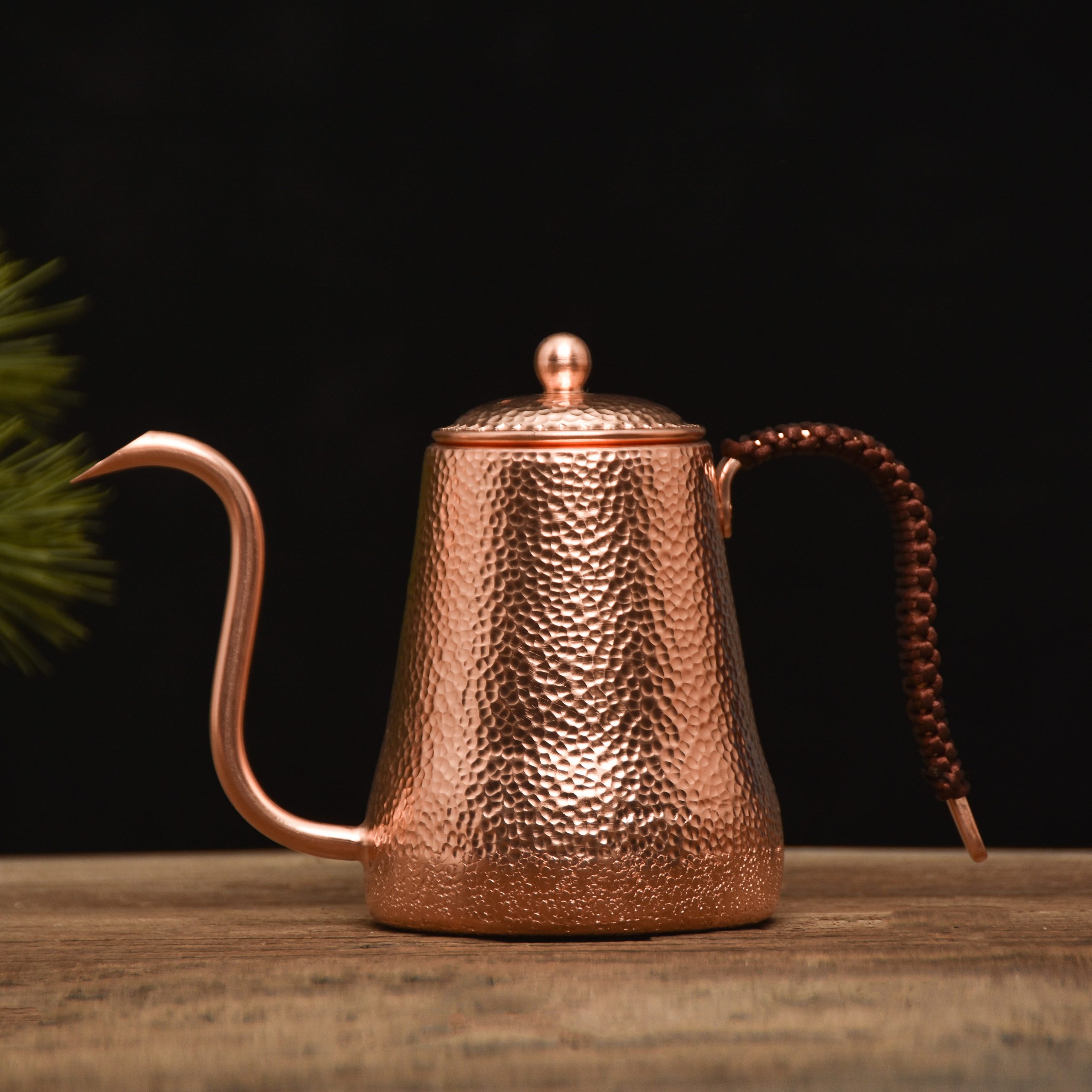 Hand Pounding Coffee Brewing Copper Pot - Image 3