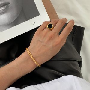 Copper plated gold bracelet