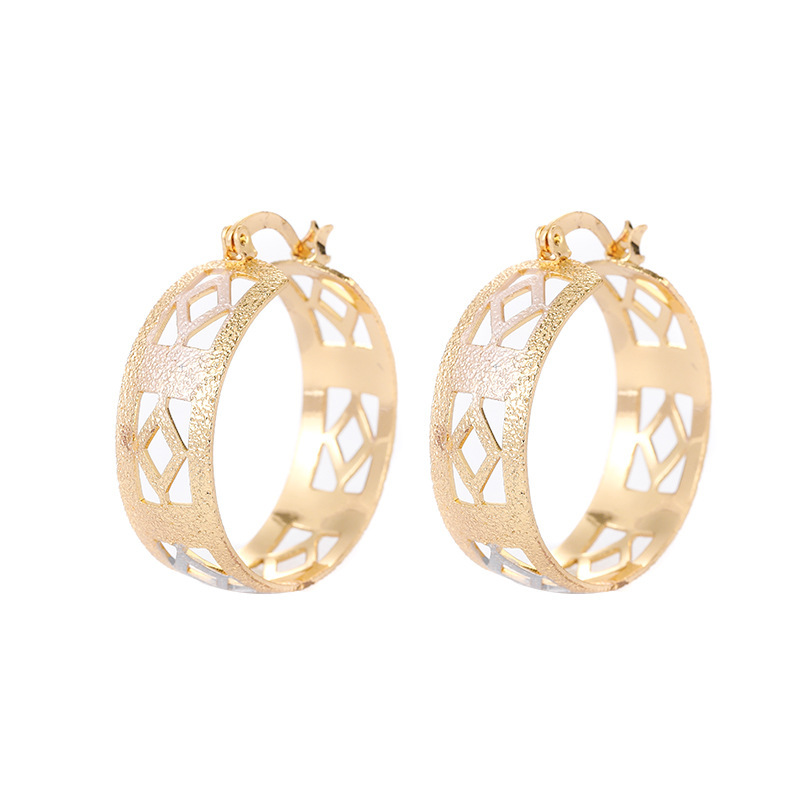 Copper Material Graceful Personality Simple Earrings - Image 8