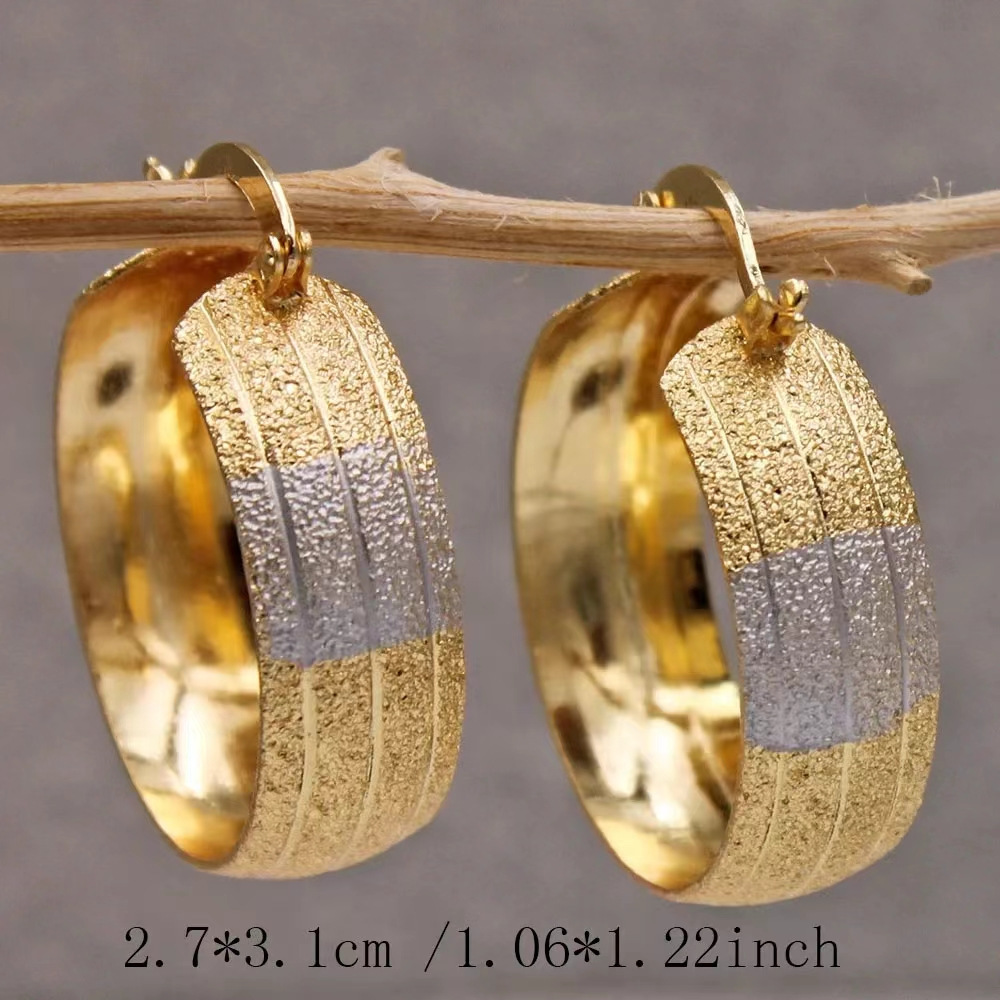 Copper Material Graceful Personality Simple Earrings - Image 4