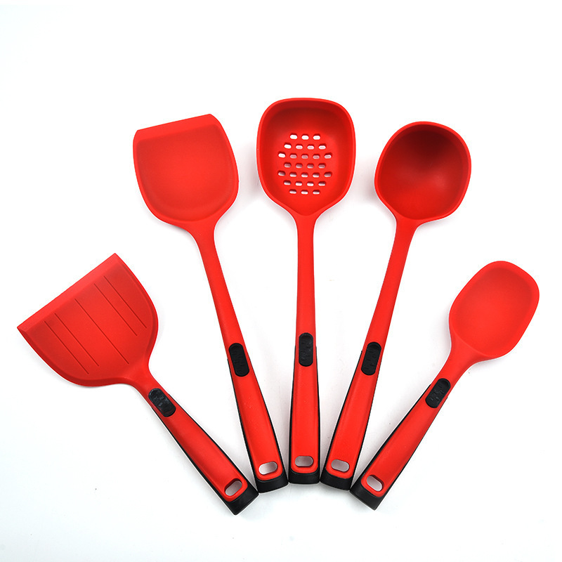Non-Stick Cooking Spoon And Spatula Kitchen Utensils Silicone Kitchenware Set - Image 8