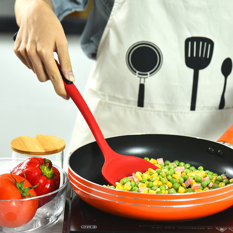 Non-Stick Cooking Spoon And Spatula Kitchen Utensils Silicone Kitchenware Set - Image 9