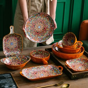Vintage Underglaze Bowls and Dishes