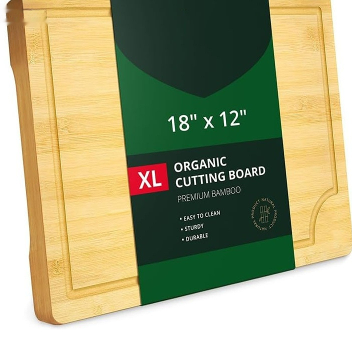 Bamboo Chopping Board Three-piece Set Of Kitchen Utensils Suit - Image 3