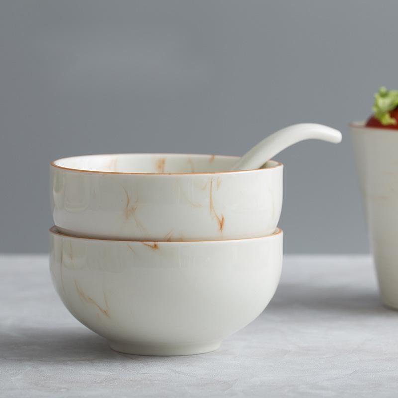 Marbled Ceramic Bowls And Dishes - Image 3