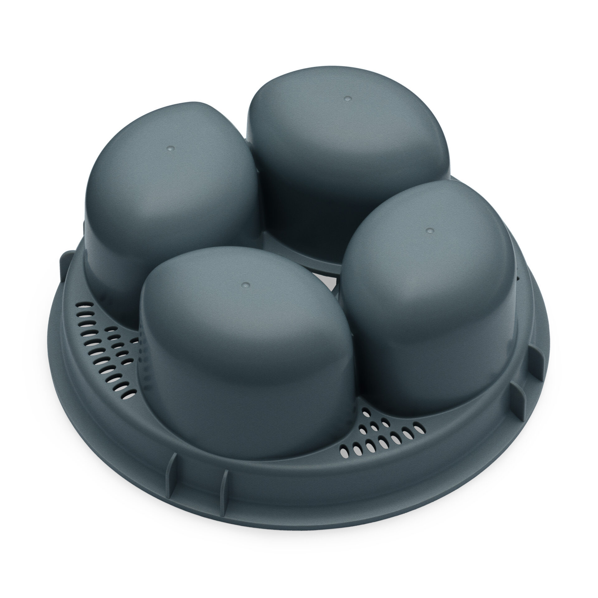 4 In1 Egg Poachers Egg Cooker Tools Eggs Steamer Mold Tray - Image 6