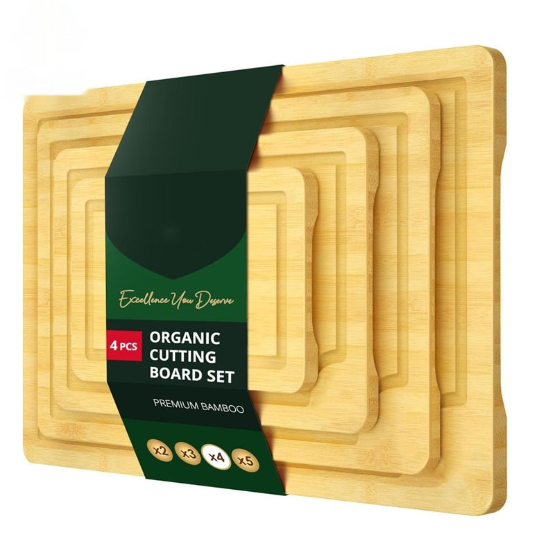 Bamboo Chopping Board Three-piece Set Of Kitchen Utensils Suit - Image 2