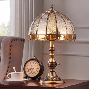 All-Copper Table Vintage Solid Copper European-Style Creative Cozy And Luxurious Study Lamp