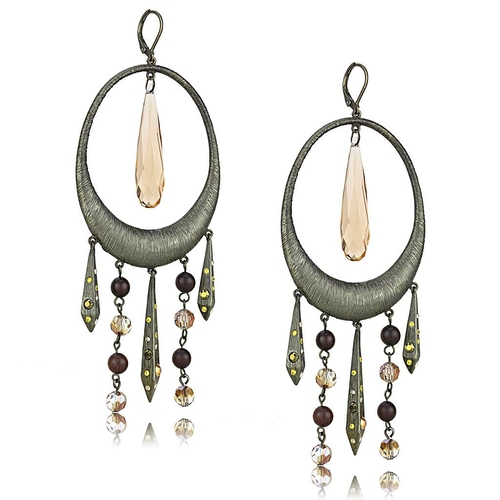 Antique-Copper-Brass-Earrings-with-Synthetic-Synthetic-Glass