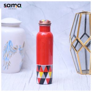Exclusive-Triangle-Design-Printed-Copper-Water-Bottle-Leak-Proof
