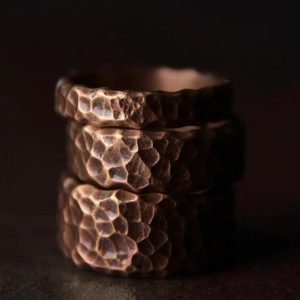 Vintage Handmade Adjustable Solid Copper Ring