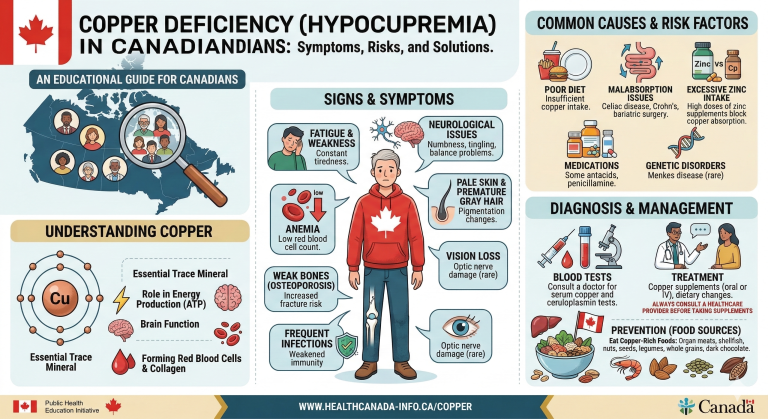 Copper Deficiency in Canadians
