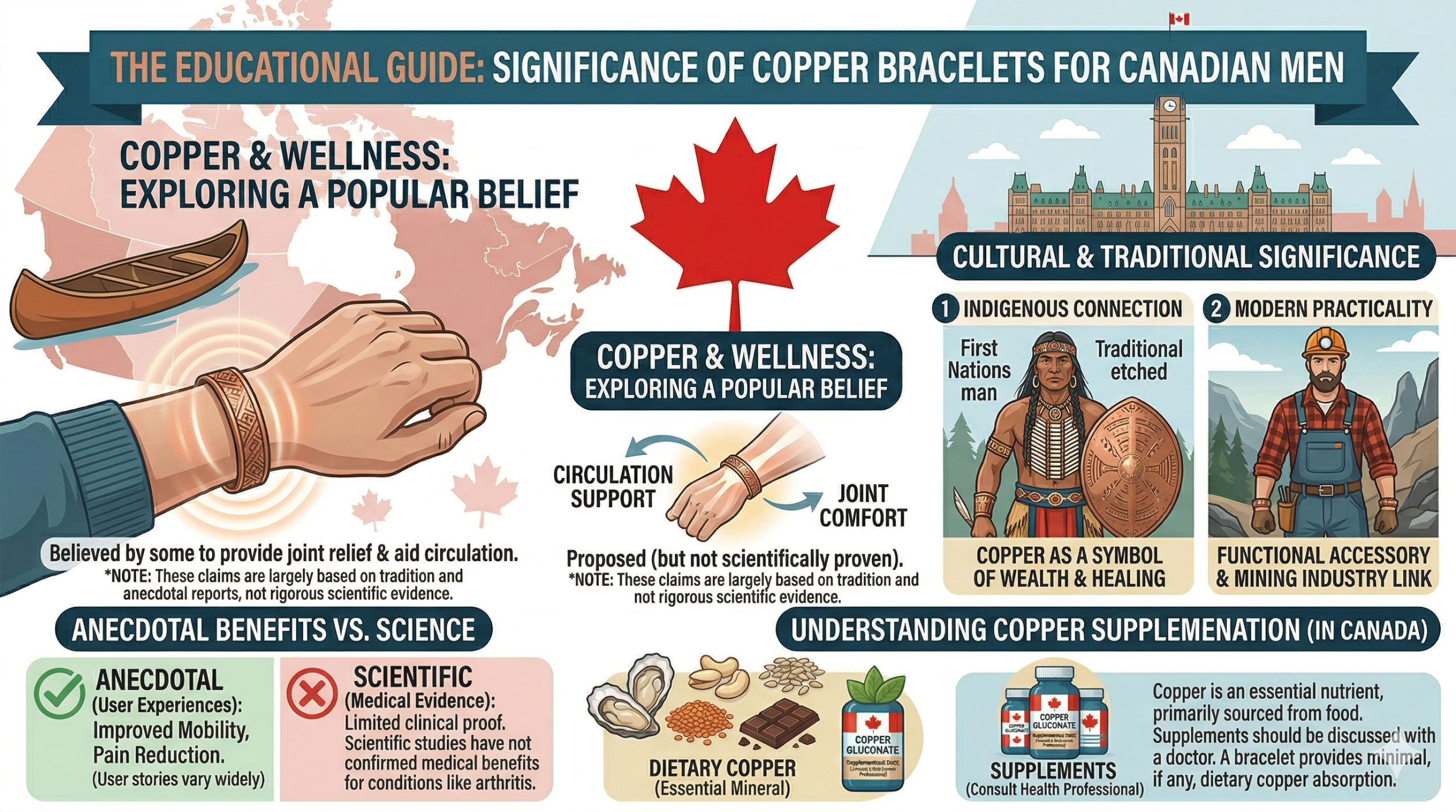 Importance of a Copper Bracelet to Canadian Men