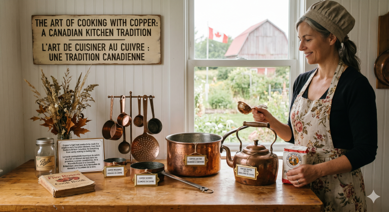 Vintage Copper Kitchen Utensils