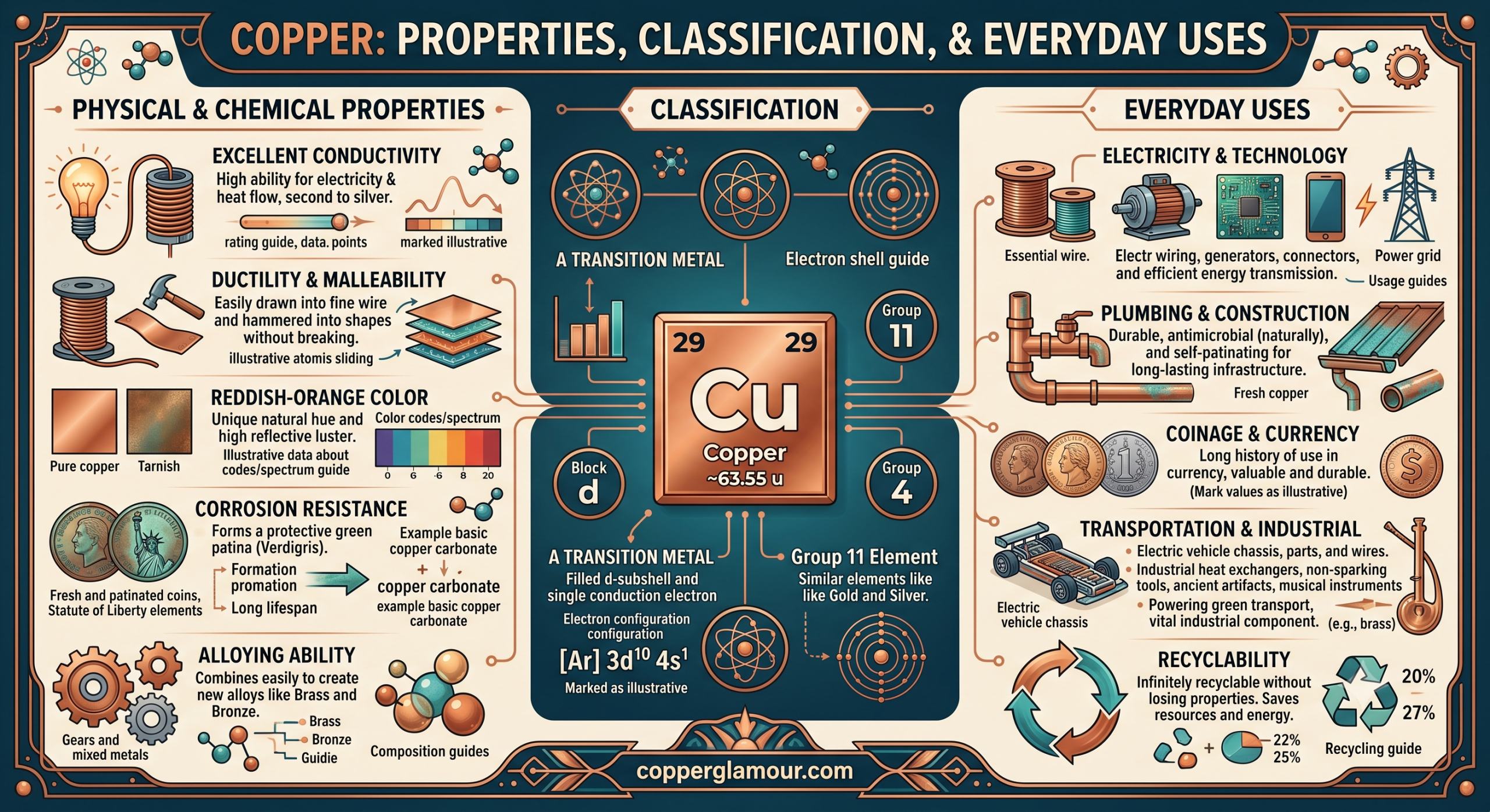 what type of metal is copper