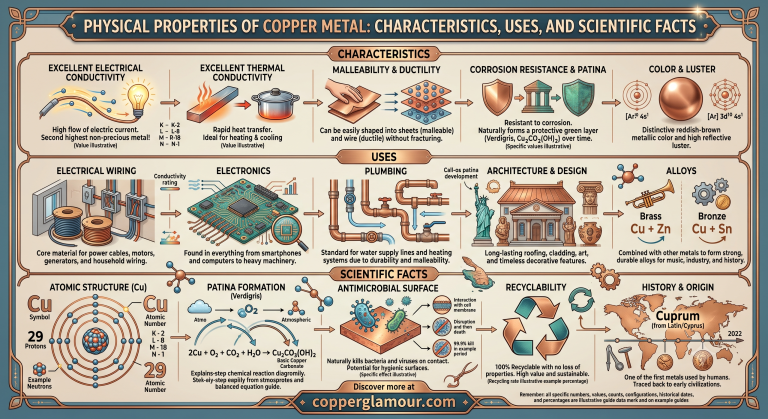 physical properties of copper metal
