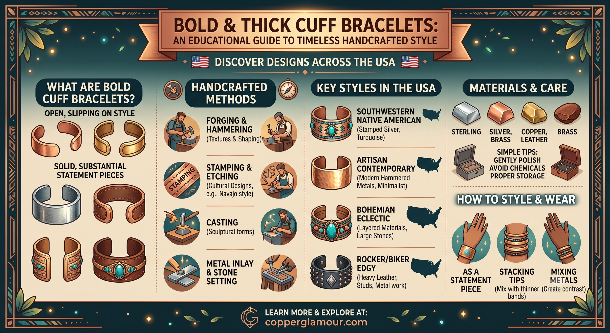thick cuff bracelets