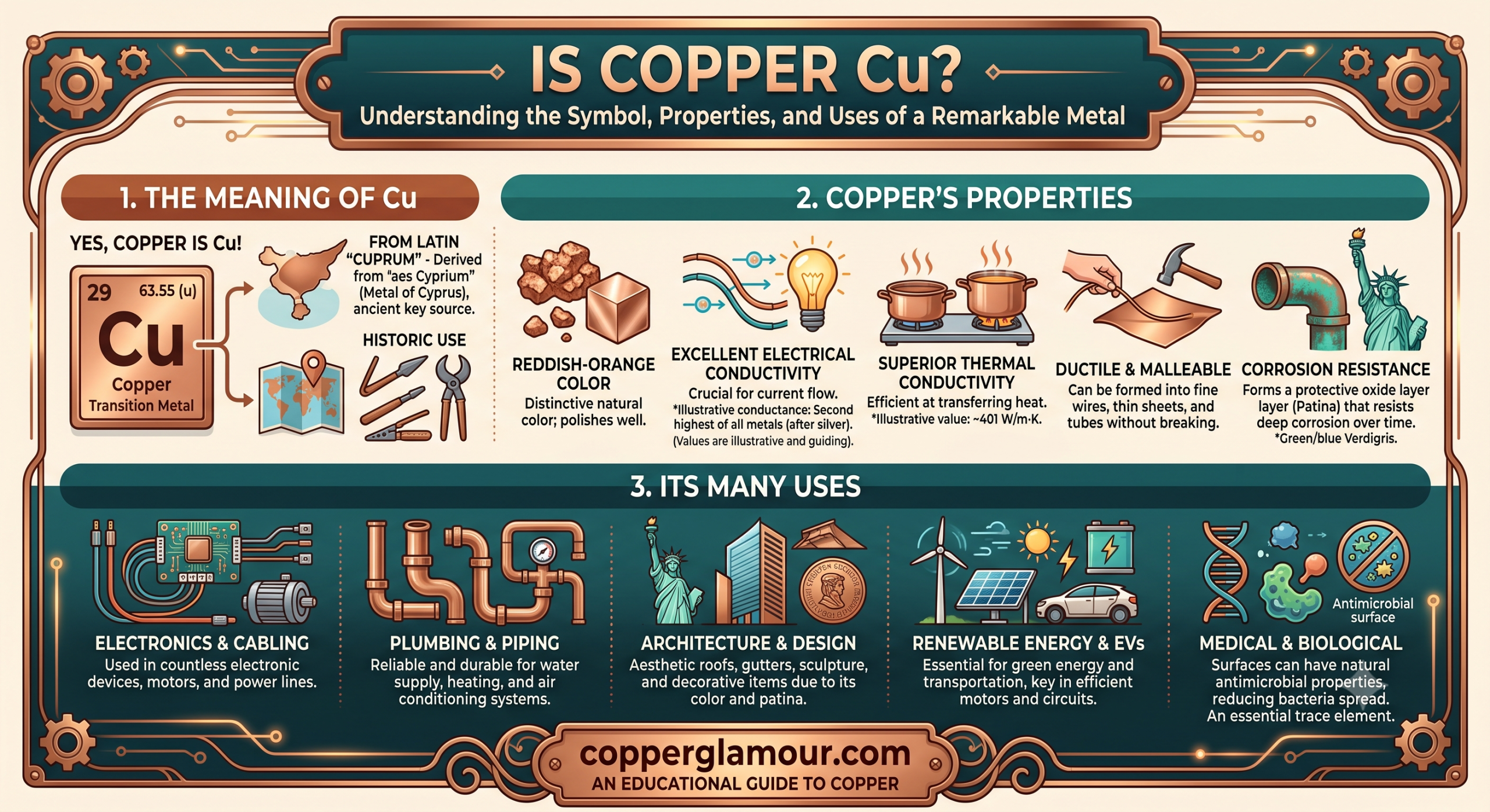 is copper cu