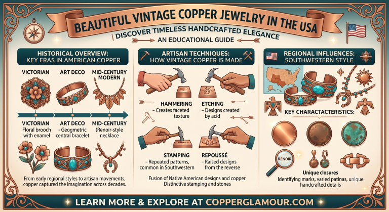 vintage copper jewelry