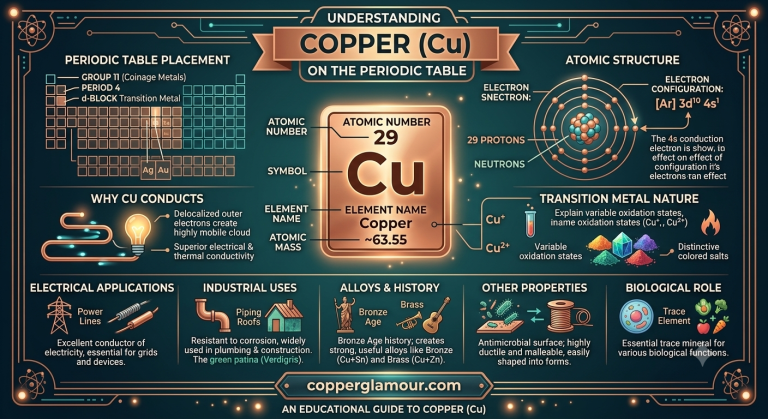 copper periodic symbol