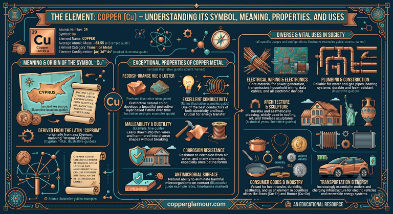 what is the symbol for the following elements copper