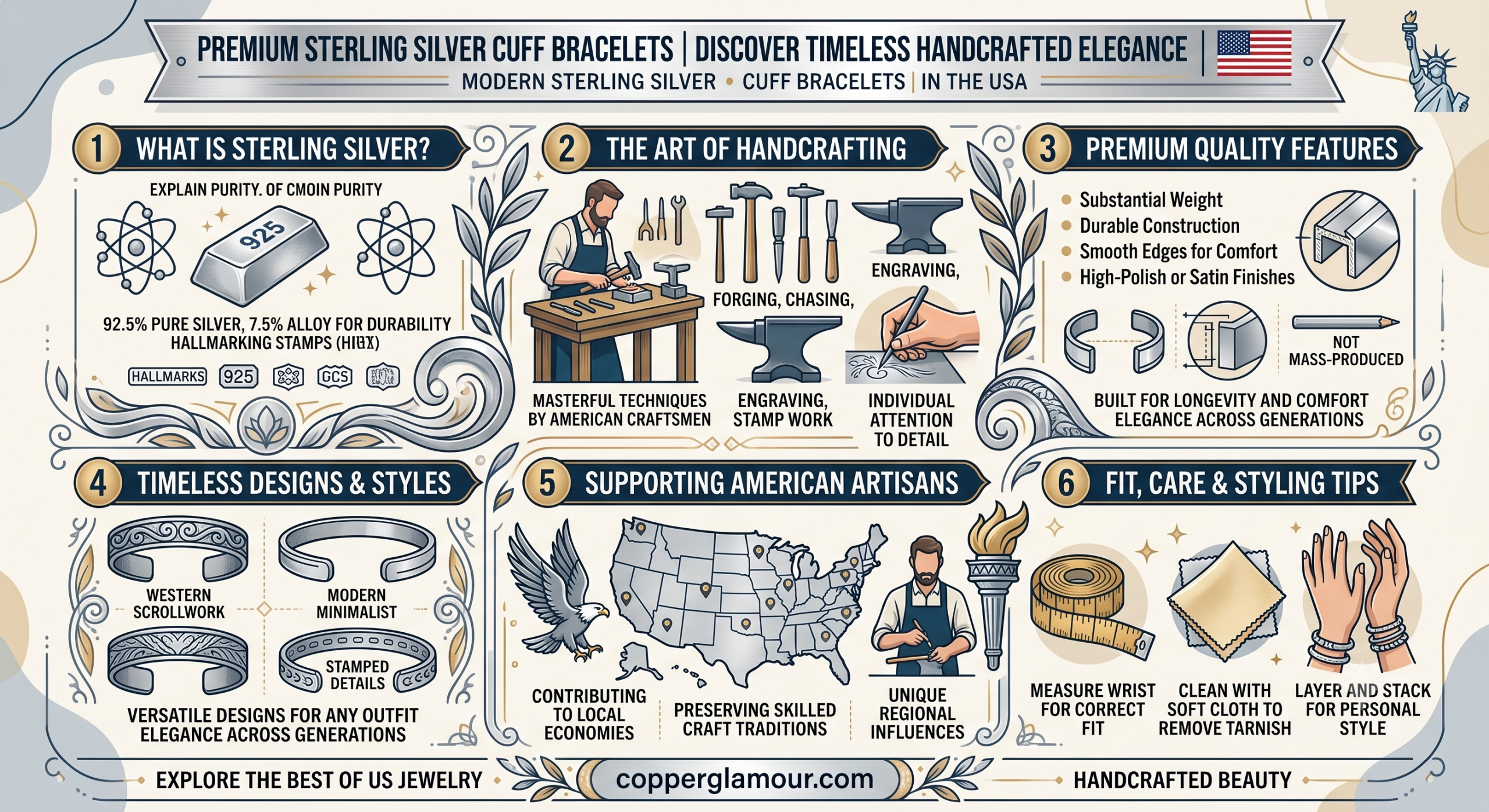 sterling cuff bracelets
