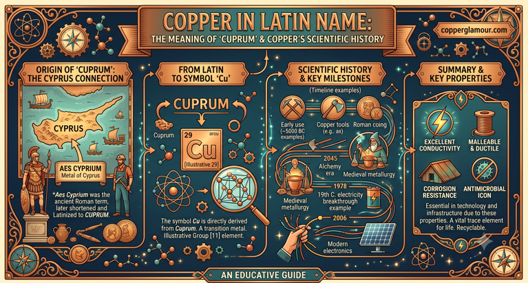 copper in latin name