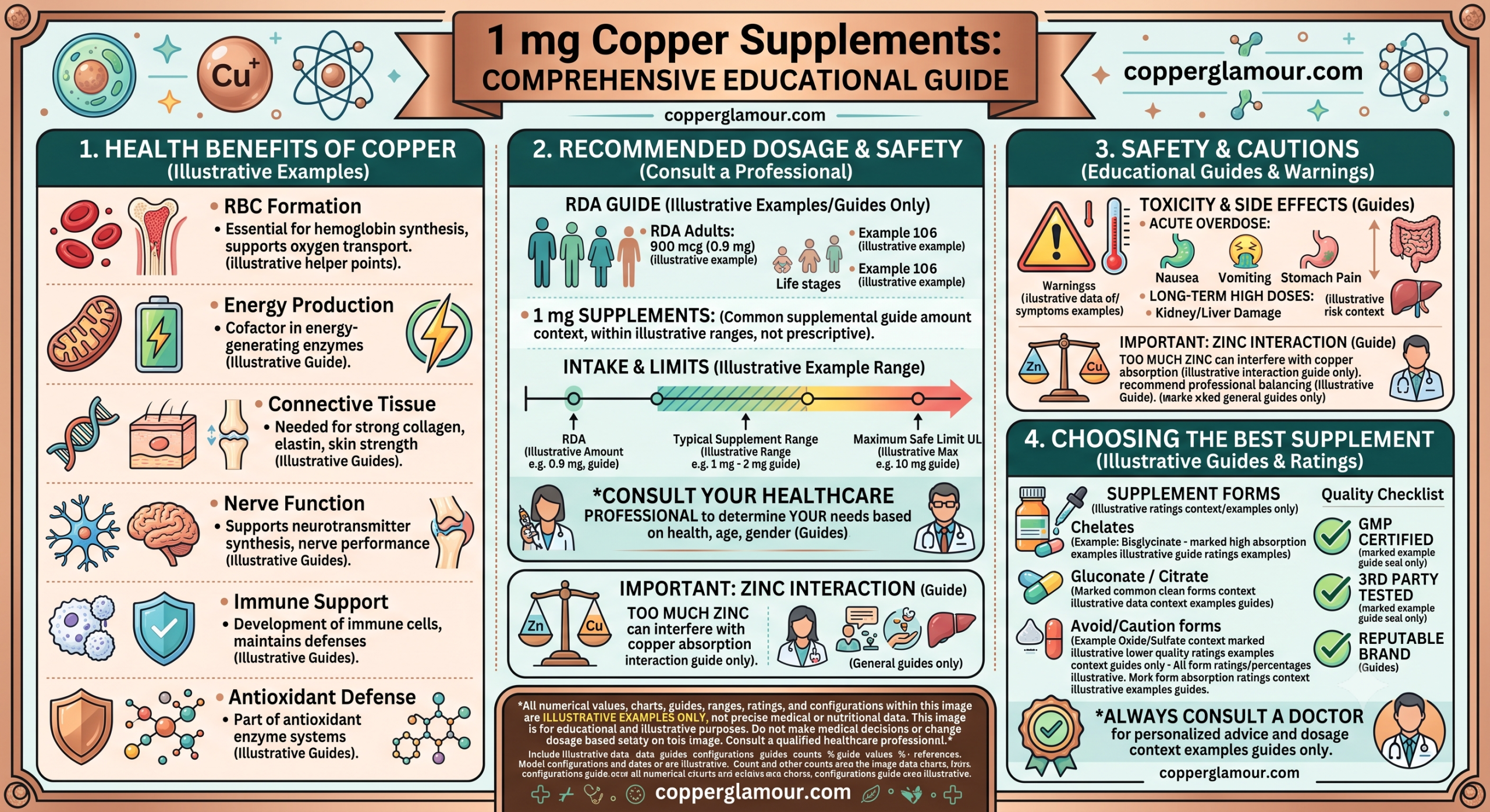 1 mg copper supplements