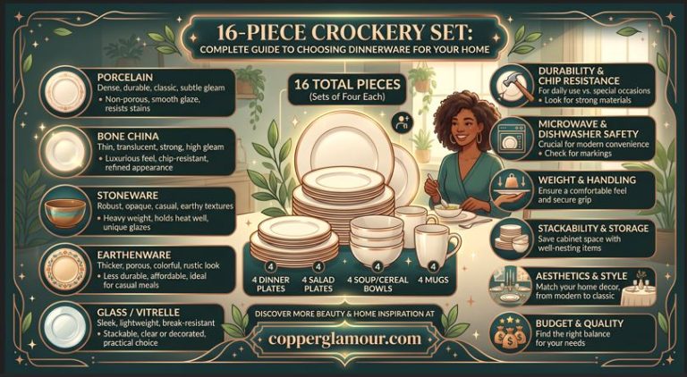 16 piece crockery set