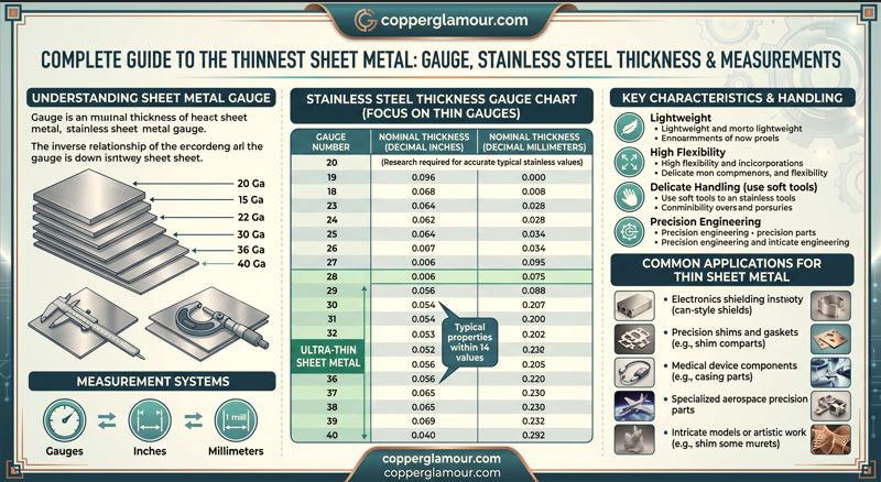 thinnest sheet metal
