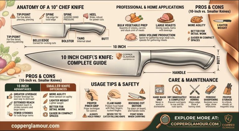 10 Inch Chef Knife: Complete Guide for Home and Professional Kitchens