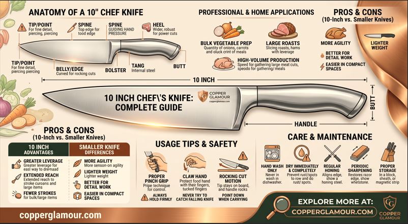 10 Inch Chef Knife: Complete Guide for Home and Professional Kitchens