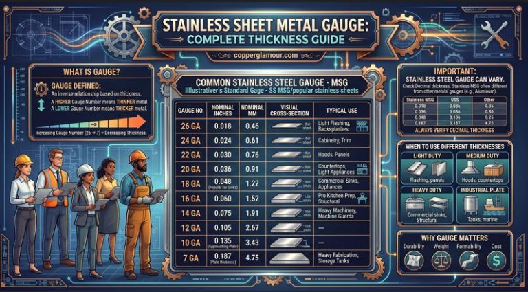 stainless sheet metal gauge